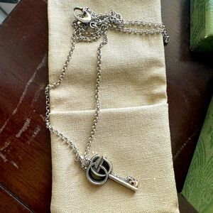 Gucci G Key Necklace w/ Box and Bag!